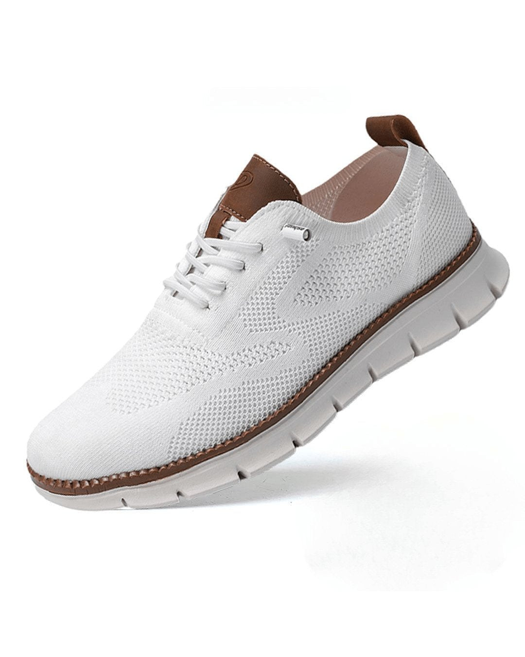 Men's Knit Oxford Sneakers - White
