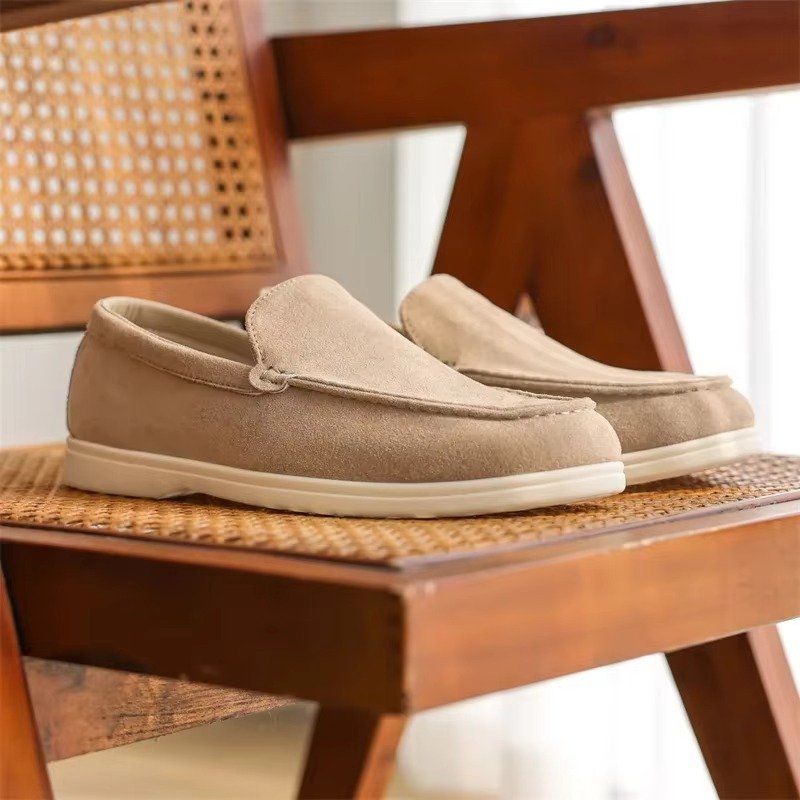 Men's Suede Slip-On Loafers