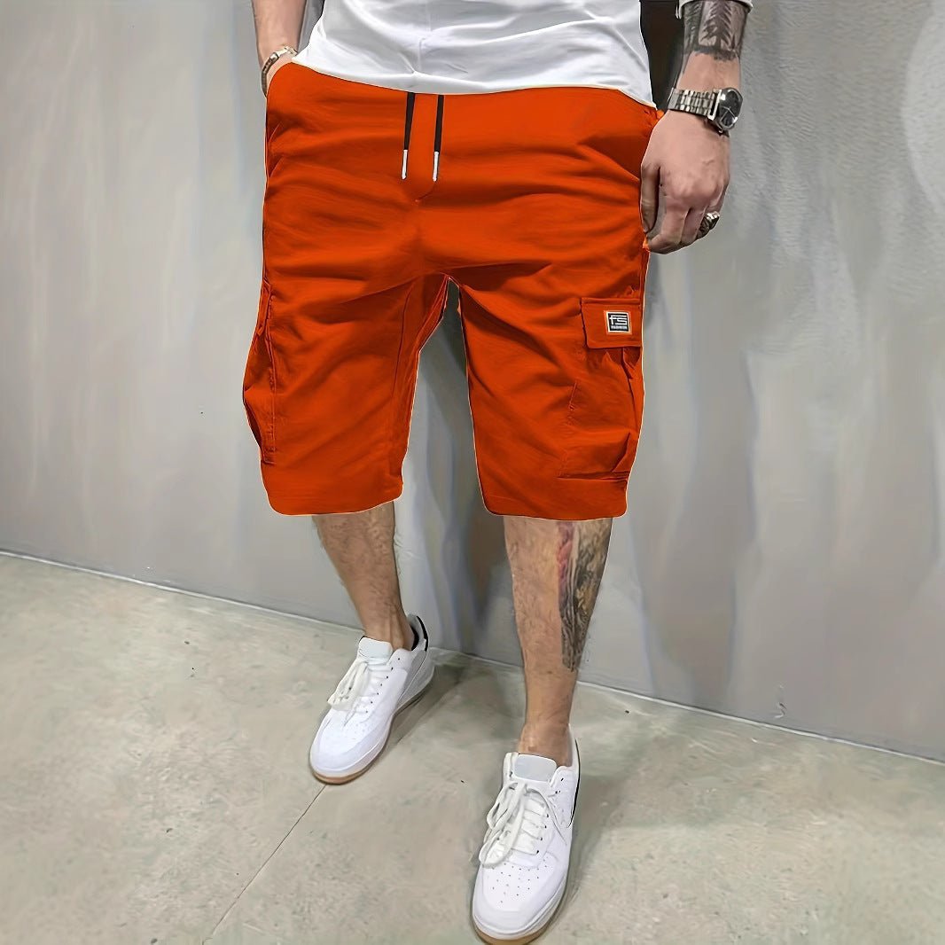 Men's Cargo Shorts - Red