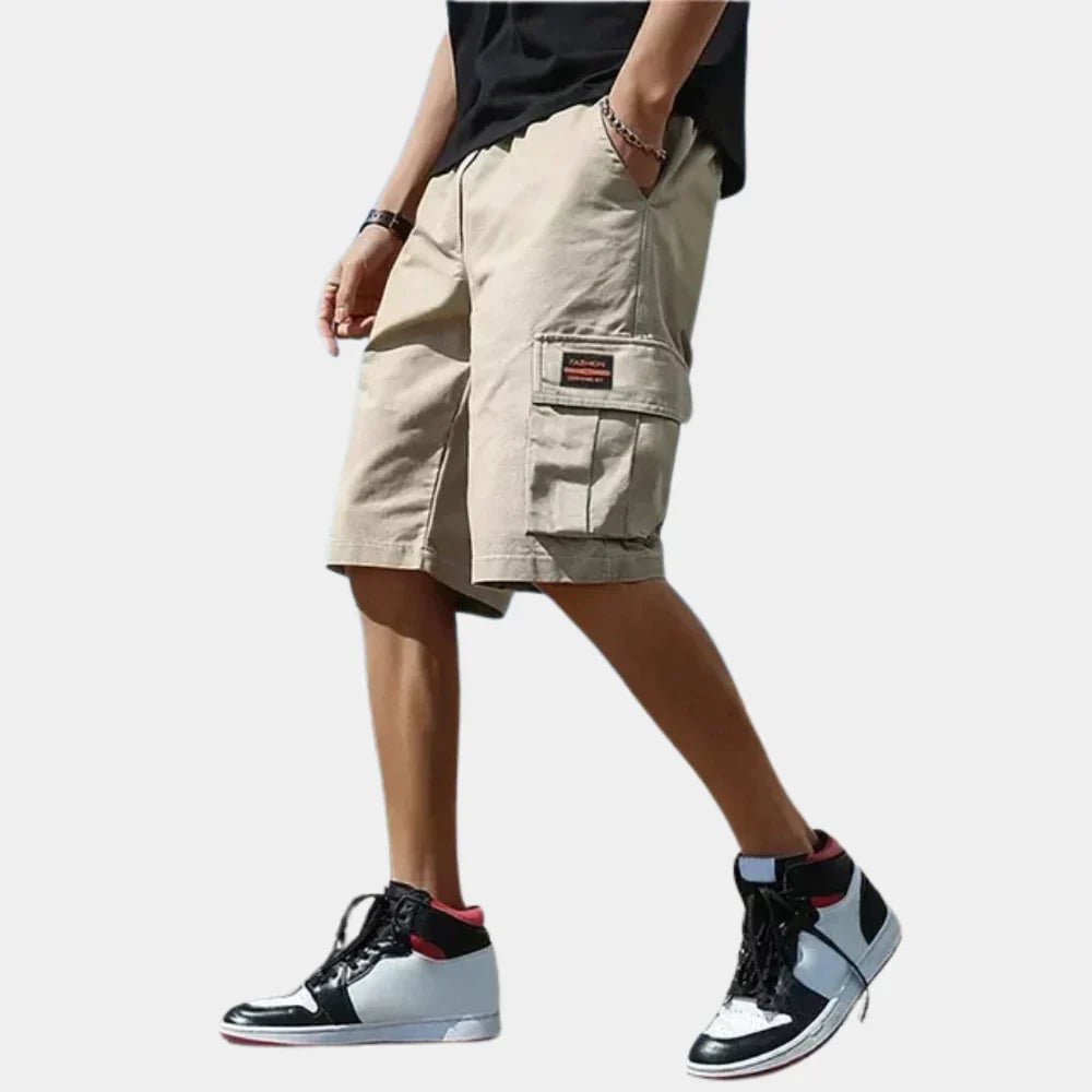 Men's Cargo Shorts - Beige