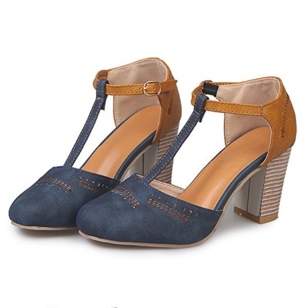 Block Heel Mary Janes