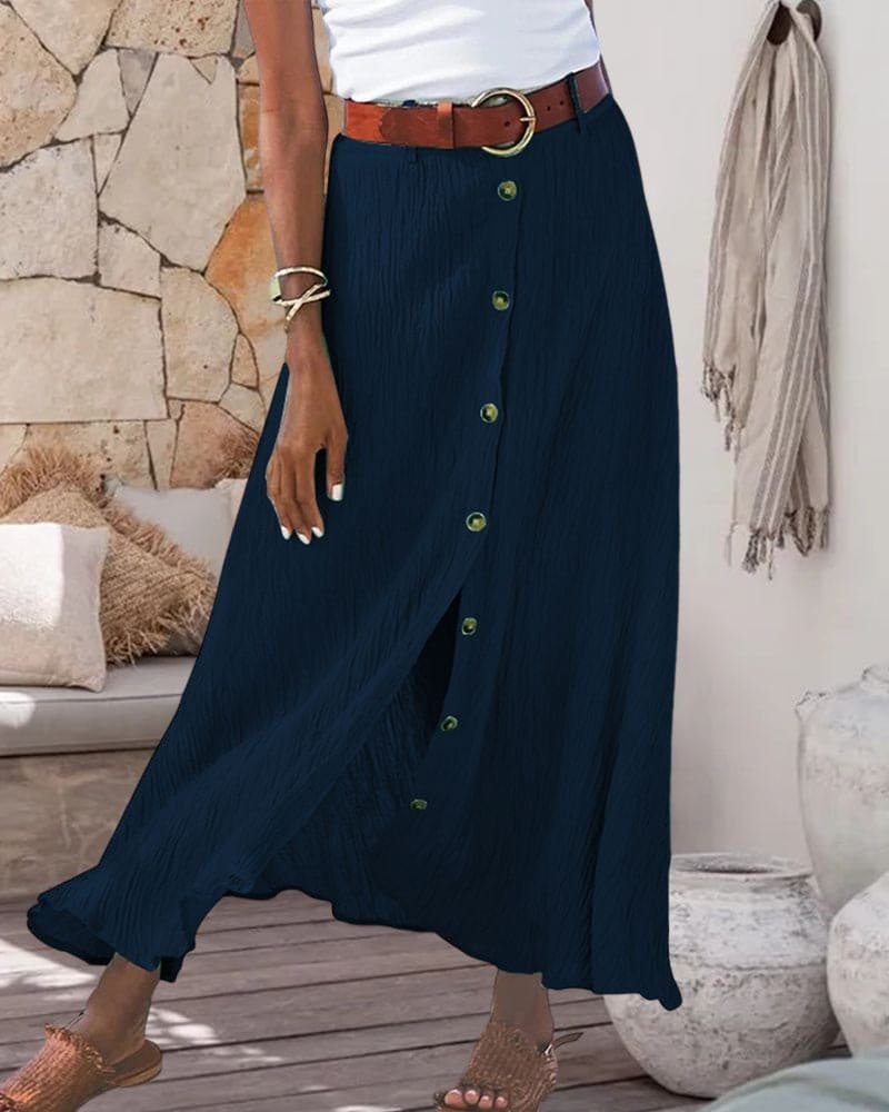 Women's High-Waisted Maxi Skirt