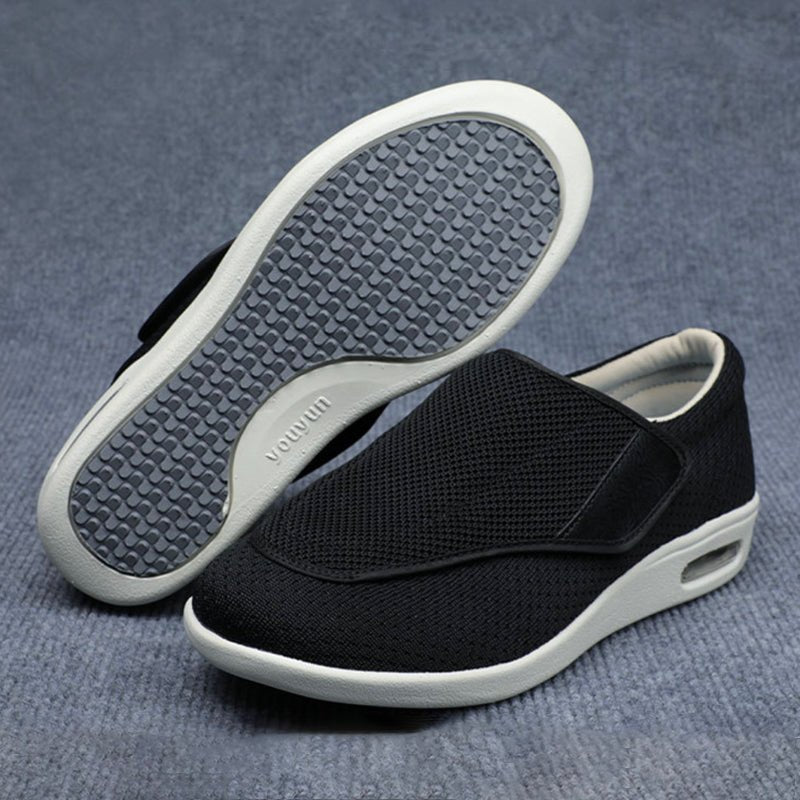 Unisex Wide-Fit Knit Walking Shoes