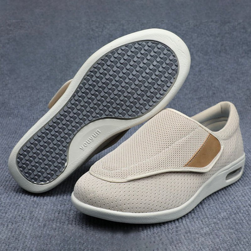 Unisex Wide-Fit Knit Walking Shoes