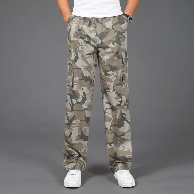 Men's Camo Cotton Cargo Pants