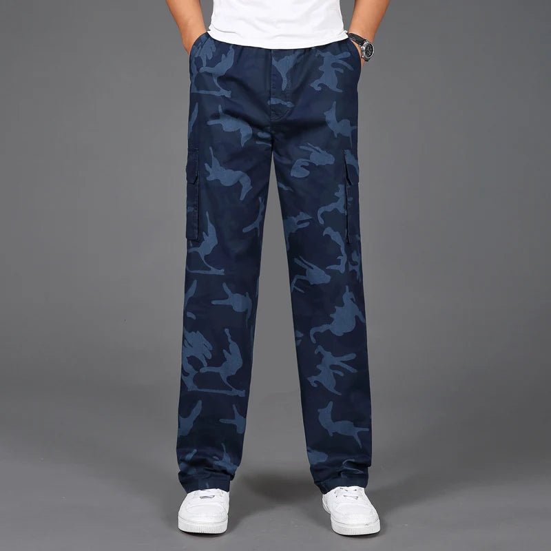 Men's Camo Cotton Cargo Pants