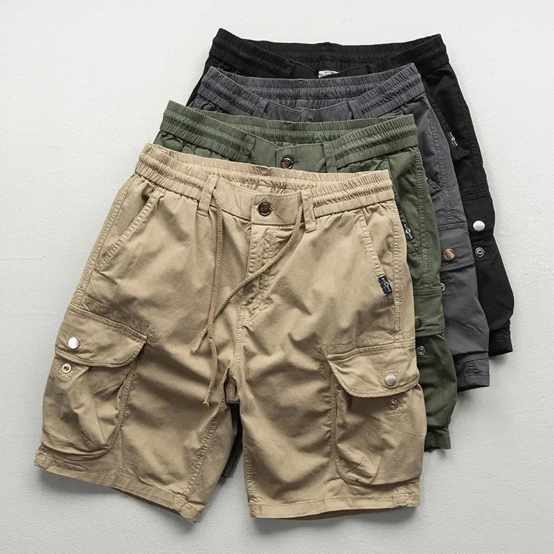 Men's Cotton Twill Cargo Shorts