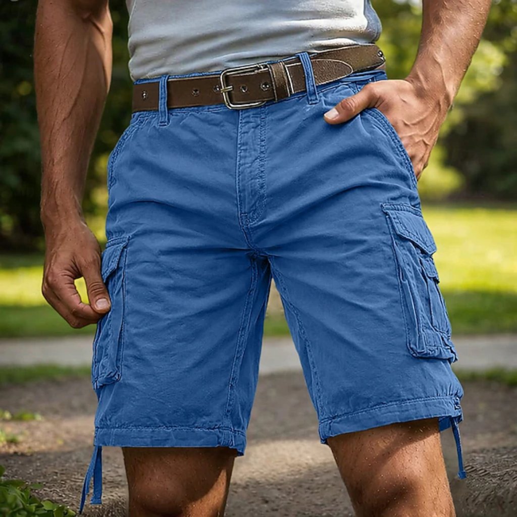 Men's Cargo Shorts - Blue