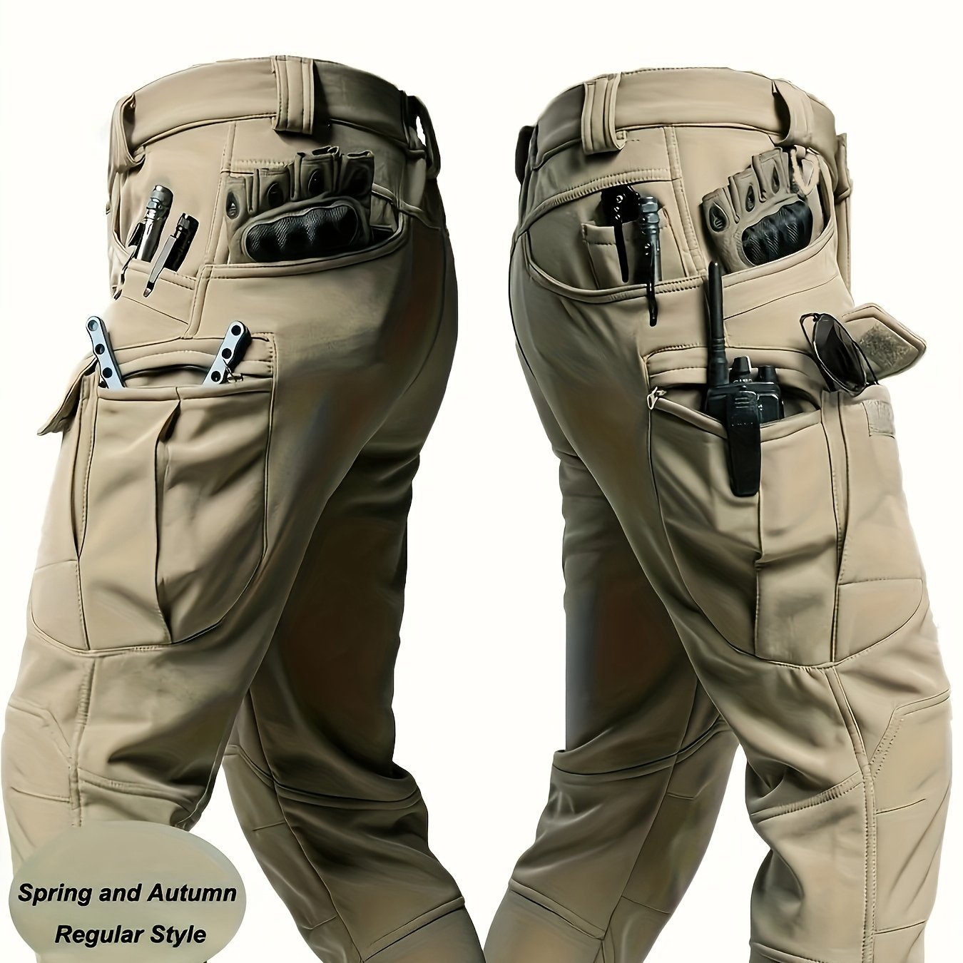 Men's Cargo Pants - Khaki