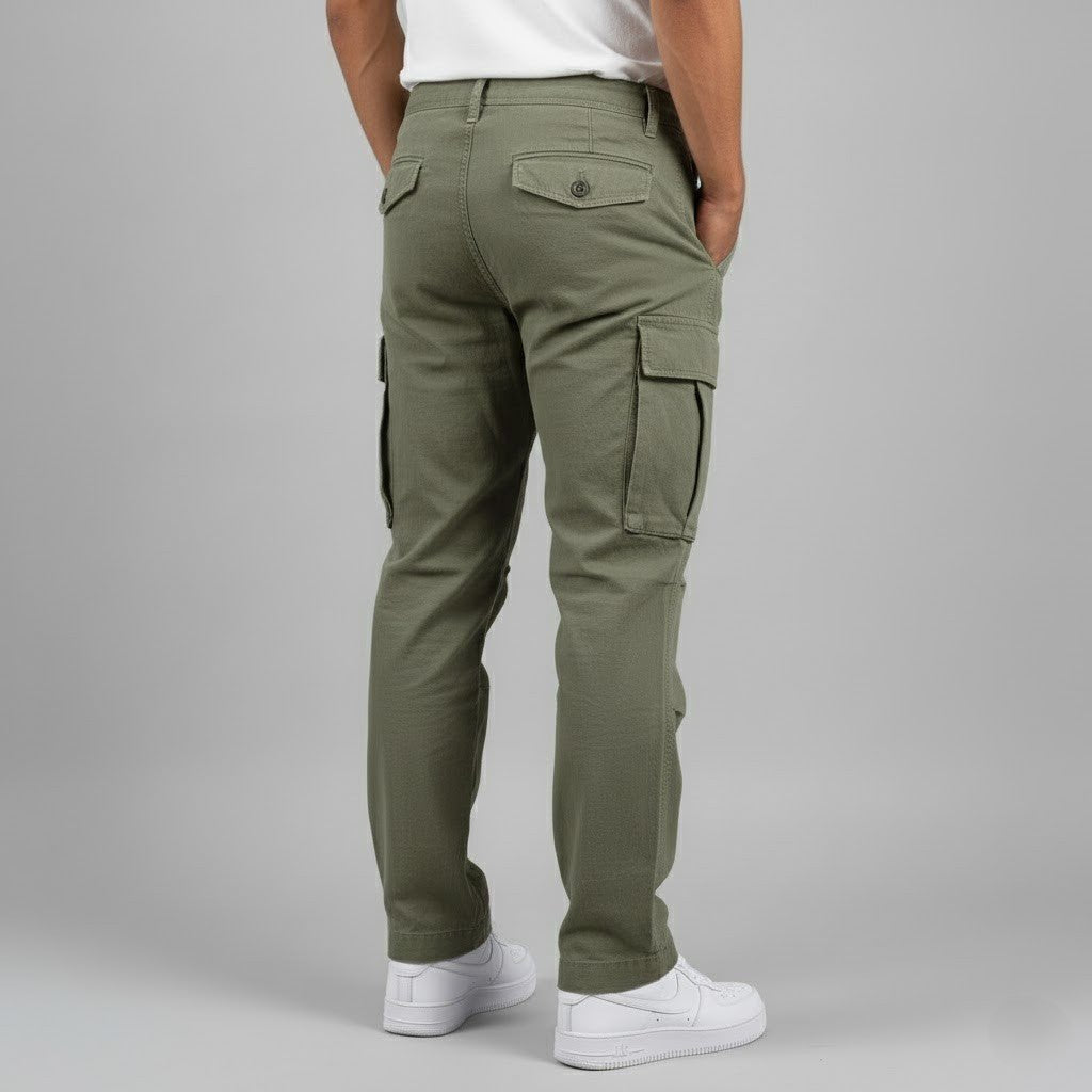 Men's Straight Fit Cargo Pants