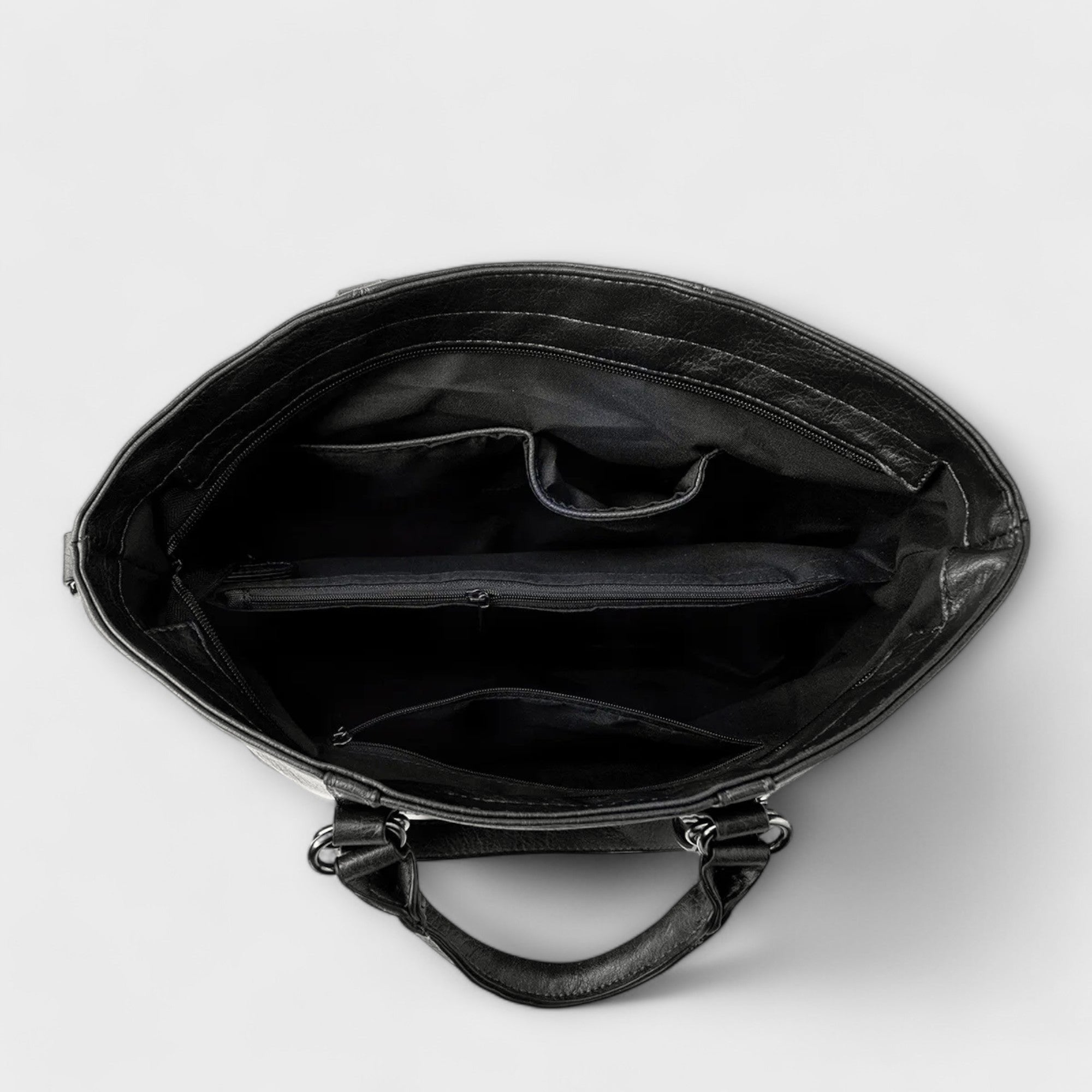 Women's Oversized Faux Leather Tote Bag