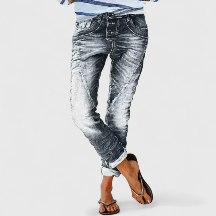 Women's Skinny Jeans - Gray