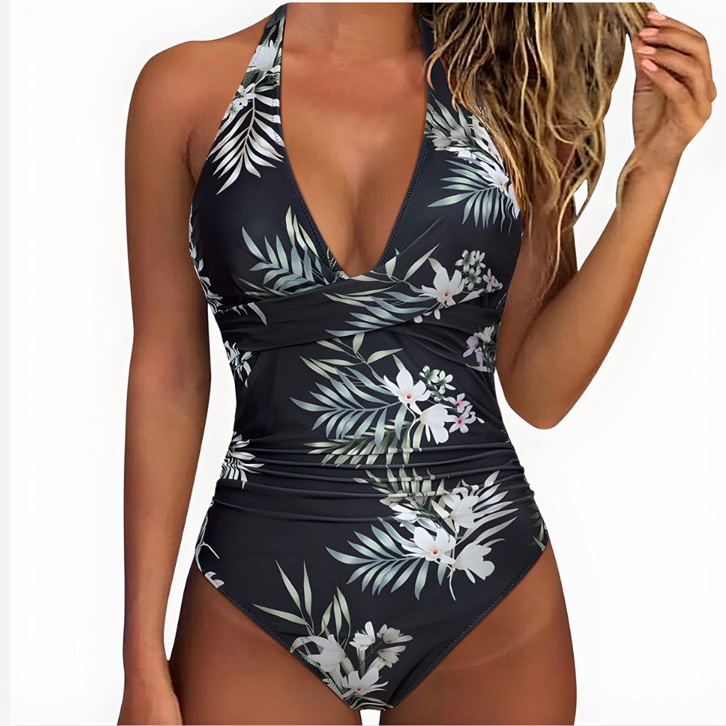 Women's Halter One-Piece Swimsuit