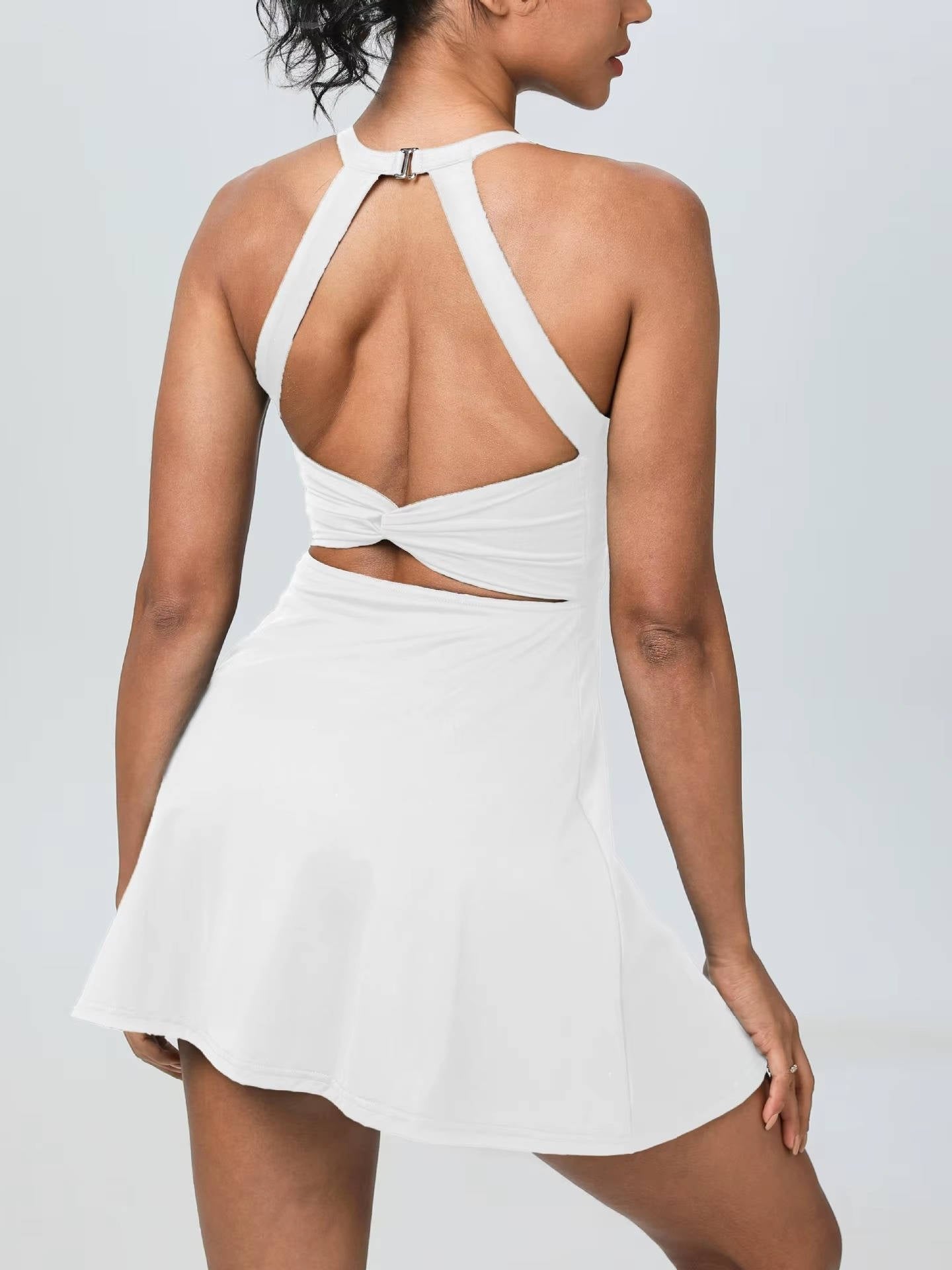 Women's Mini Tennis Dress - White