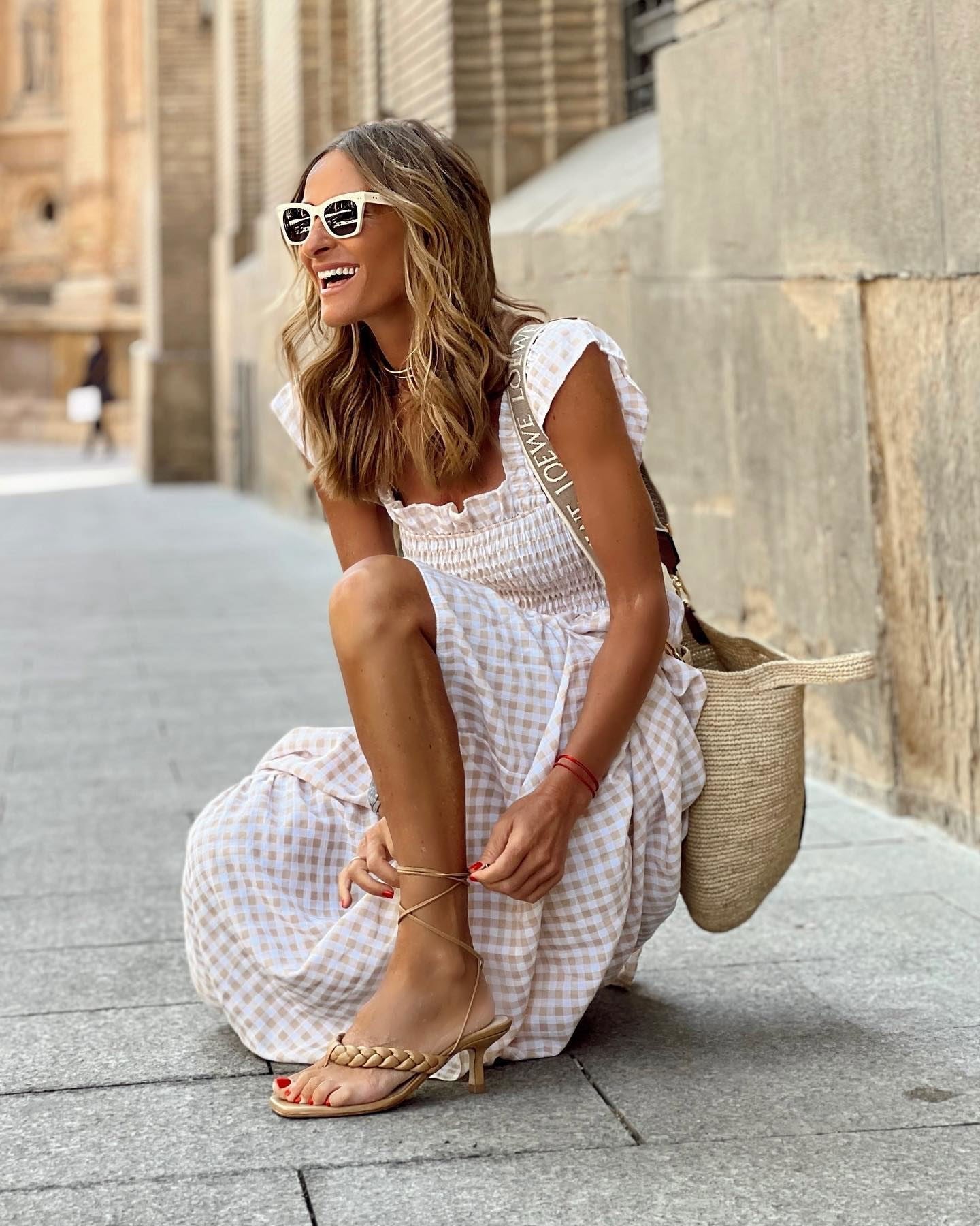 Women's Square Neck Maxi Dress