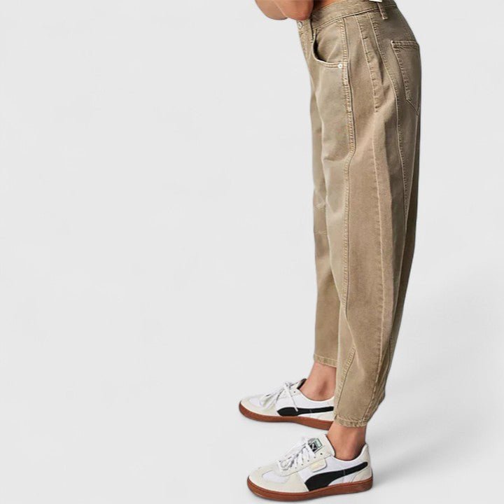 Women's Barrel-Leg Jeans