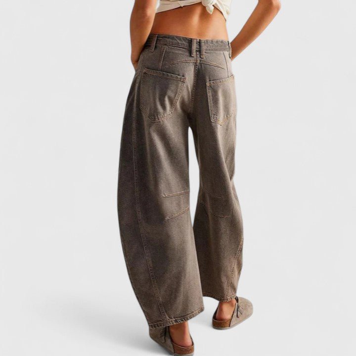 Women's Barrel-Leg Jeans