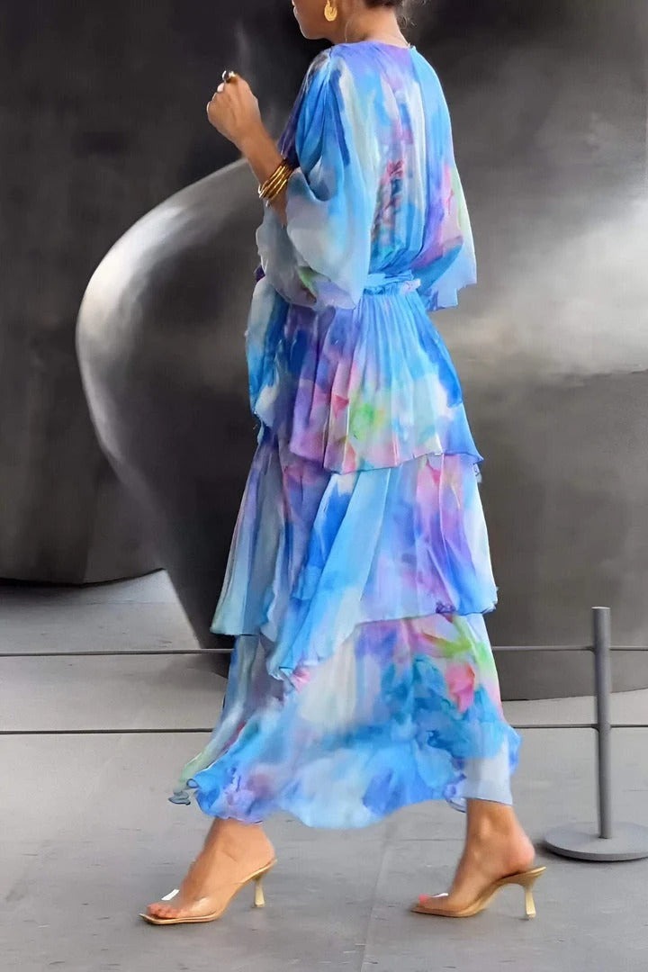 Floral Wedding Guest Maxi Dress