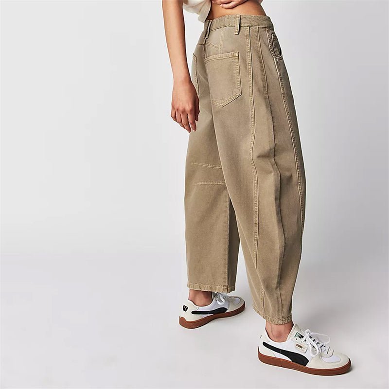 Women's High-Waisted Wide-Leg Jeans
