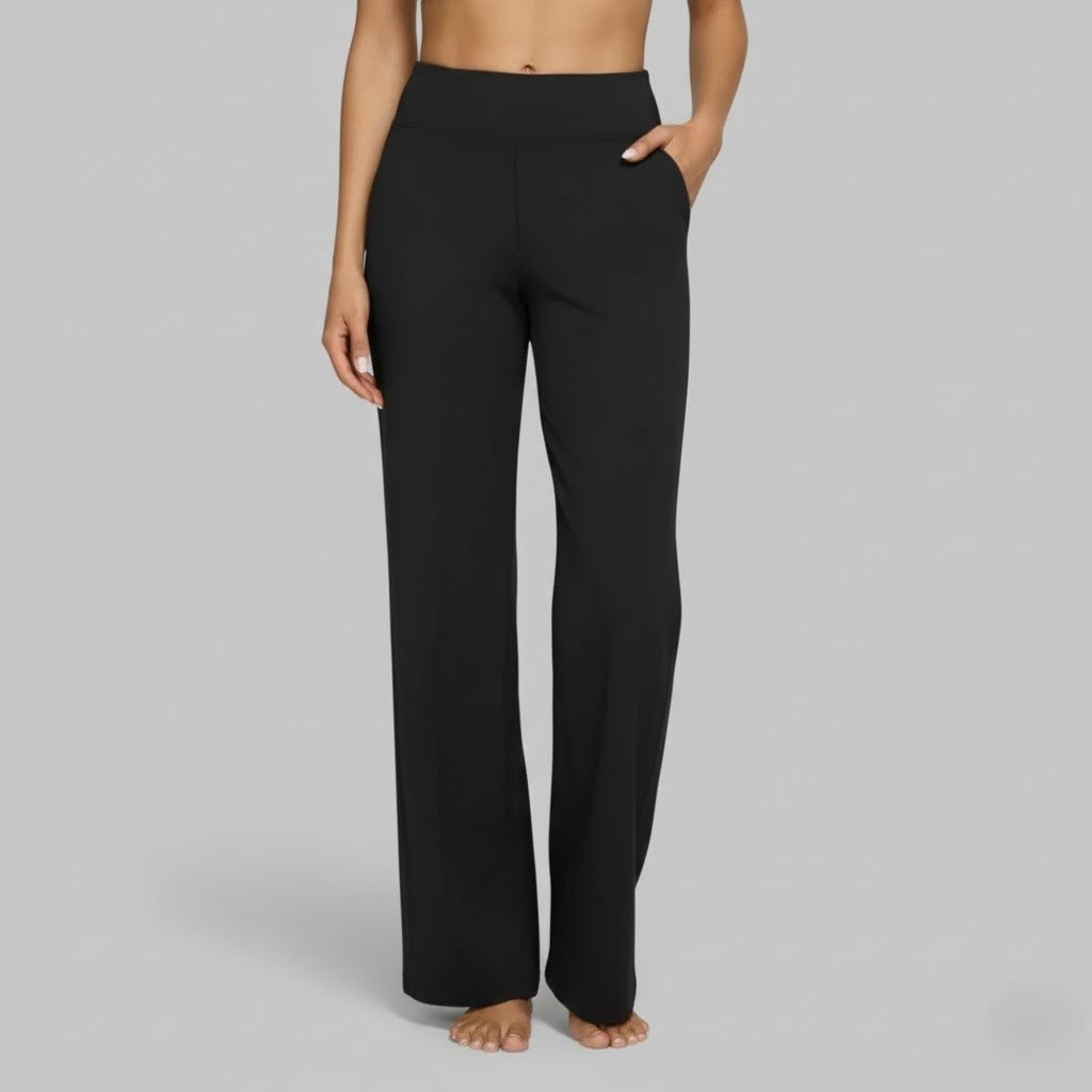 Women's High-Waisted Wide-Leg Pants