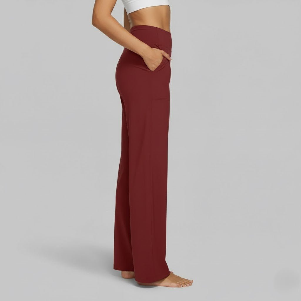Women's High-Waisted Wide-Leg Pants
