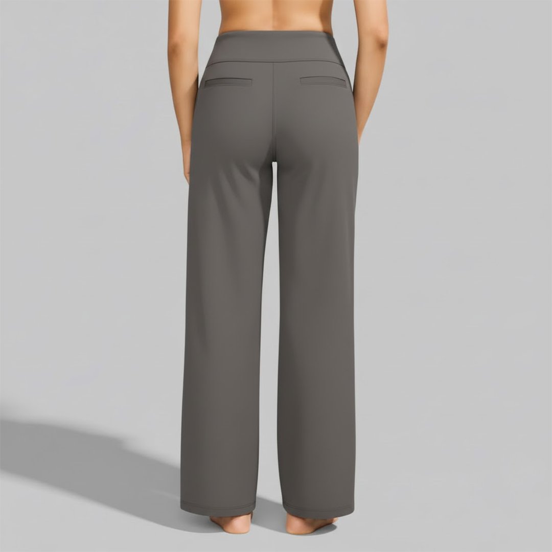 Women's High-Waisted Wide-Leg Pants