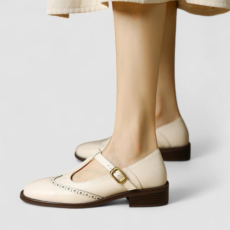 Women's Leather Mary Jane Brogues