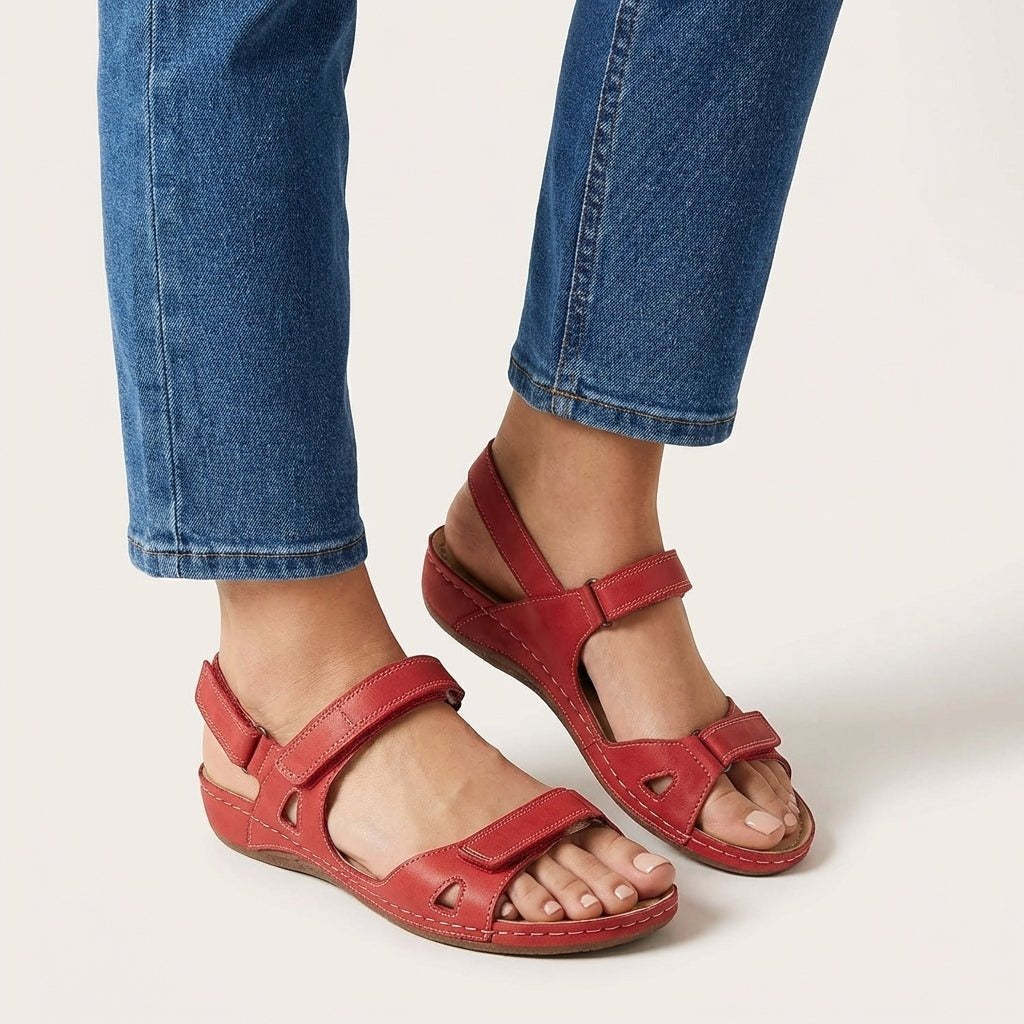 Orthopedic Walking Sandals - Red