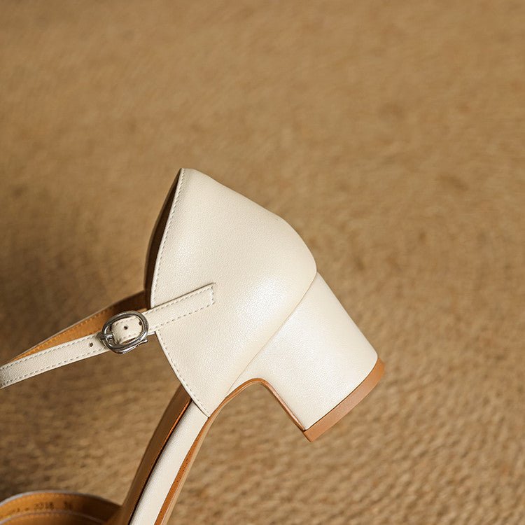 Women's Ankle Strap Block Heel Sandals