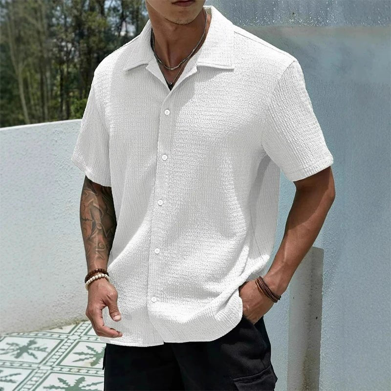 Men's Short-Sleeve Shirt - White