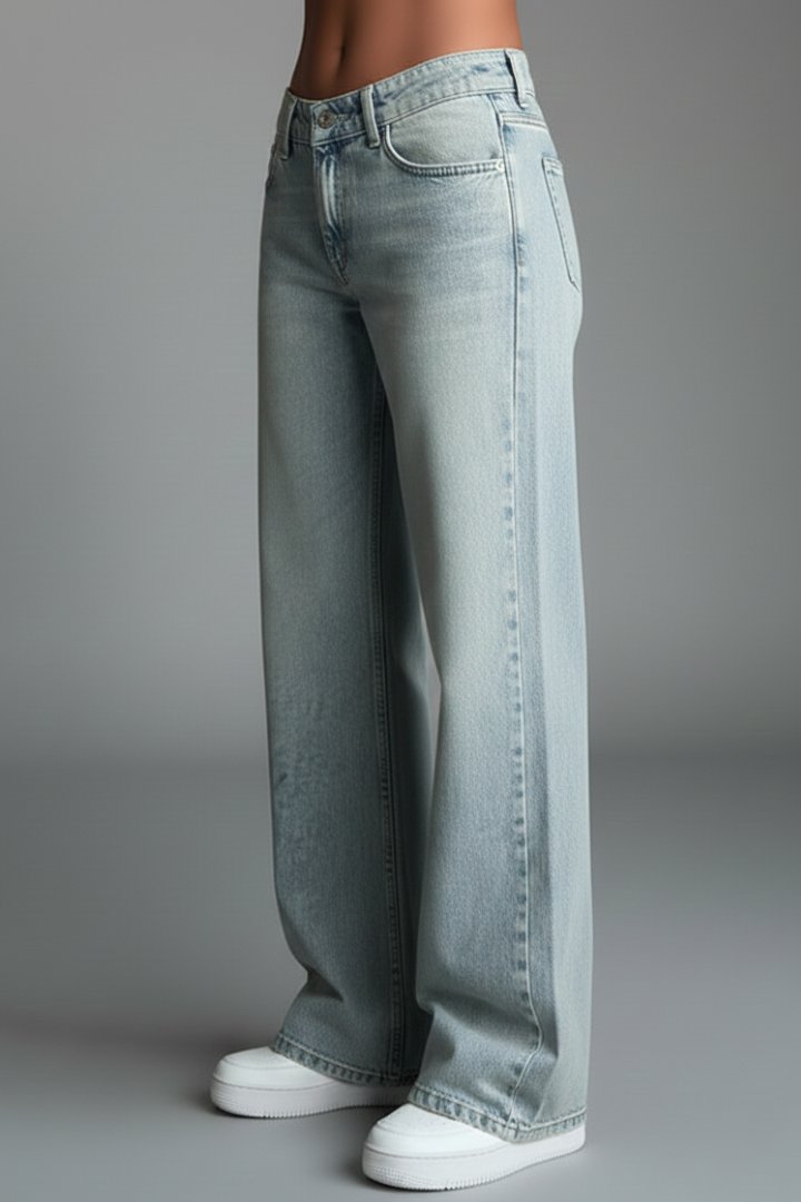 Women's High-Rise Wide-Leg Jeans
