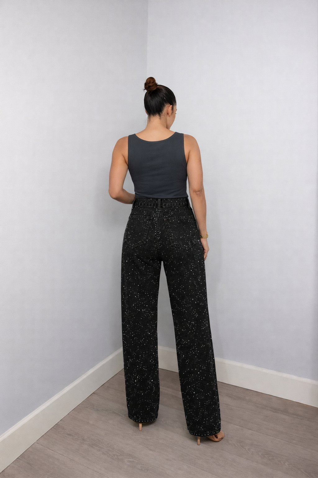Women's High-Waisted Wide-Leg Jeans