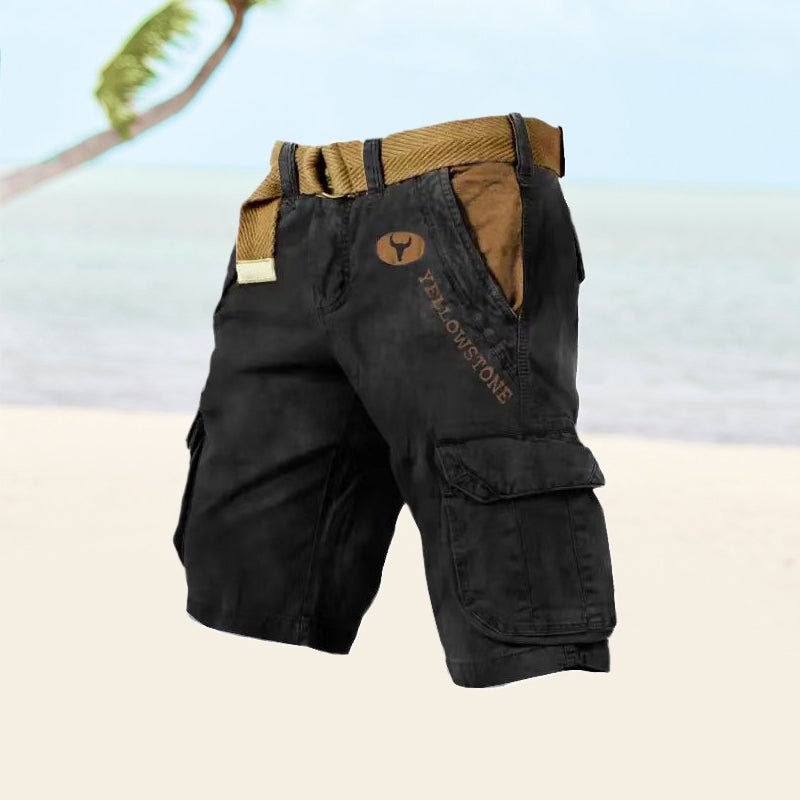 Men's Cargo Shorts - Black
