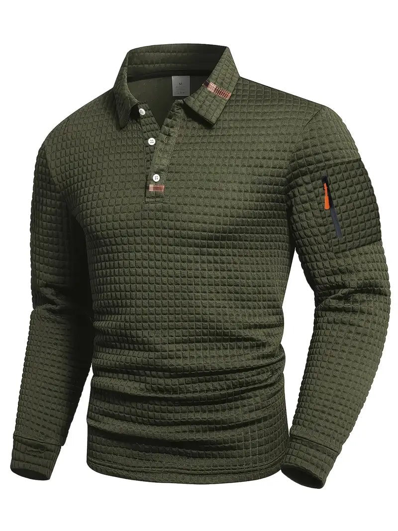 Men's Slim Polo Shirt - Green