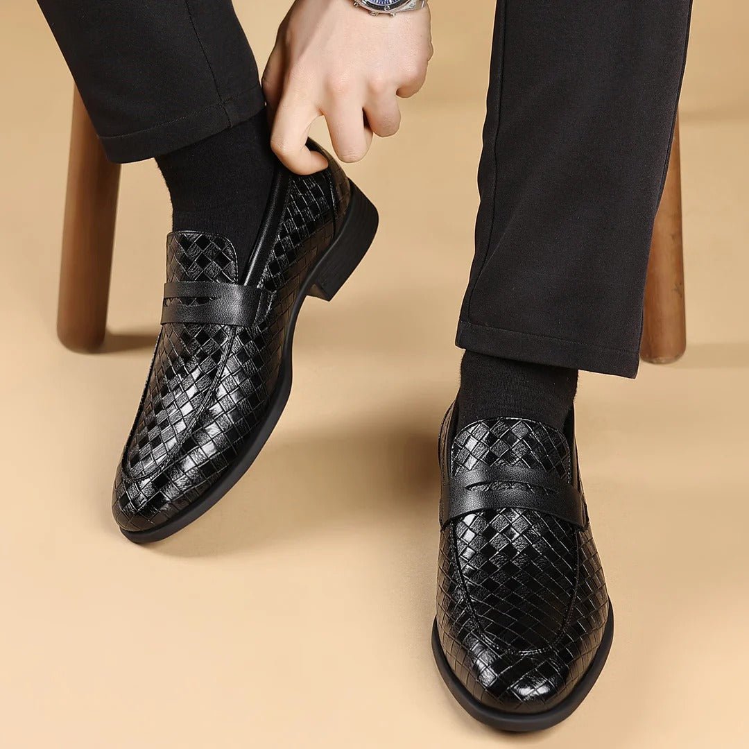 Men's Woven Penny Loafers