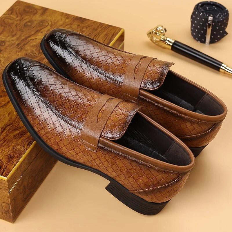 Men's Woven Penny Loafers
