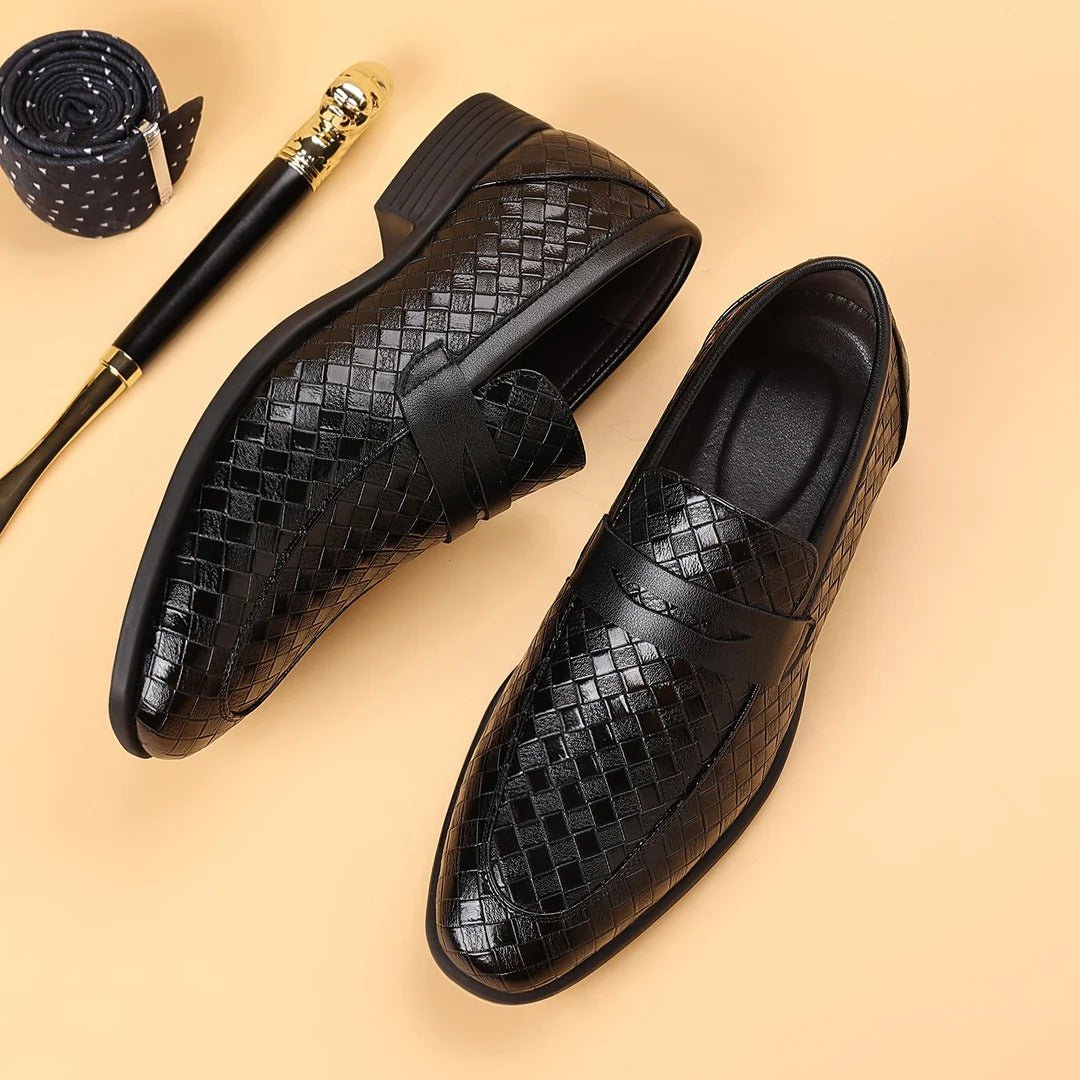 Men's Woven Penny Loafers