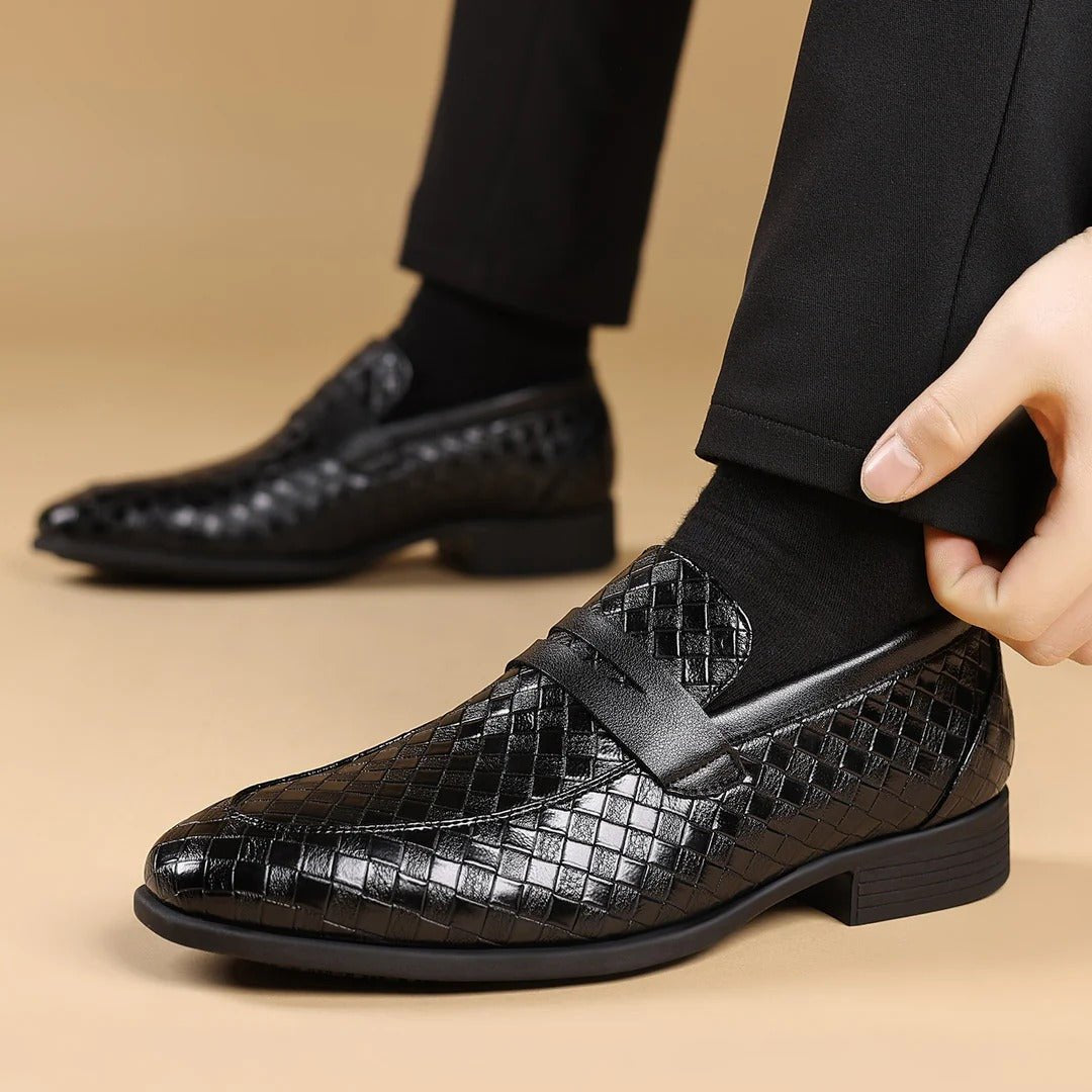 Men's Woven Penny Loafers