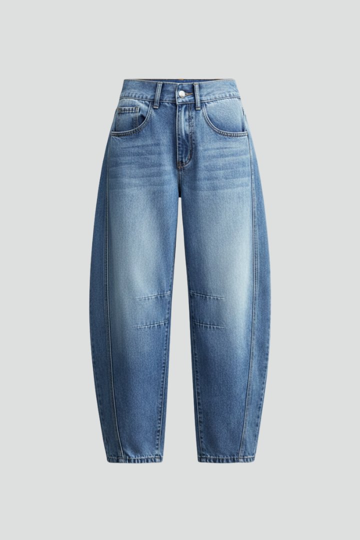 Women's High-Rise Barrel Jeans