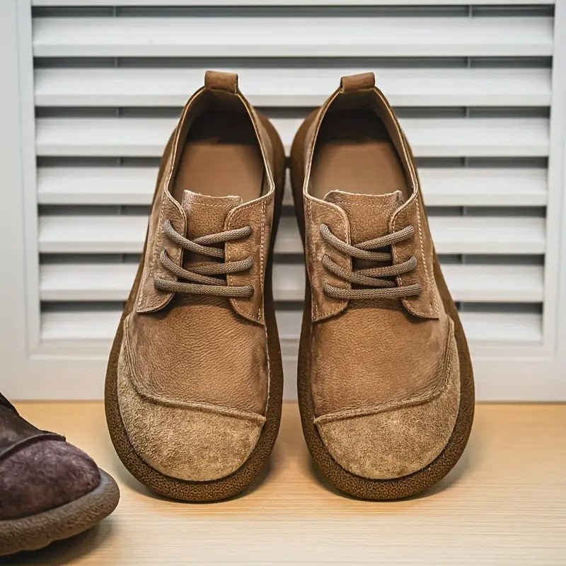 Unisex Leather Derby Shoes