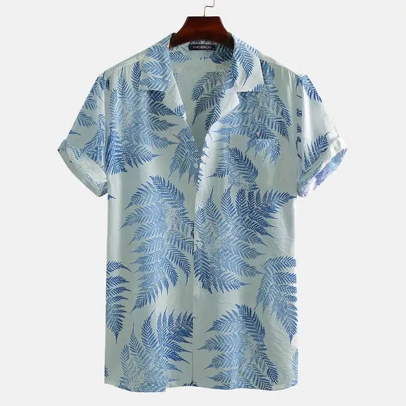 Men's Camp Collar Shirt - White