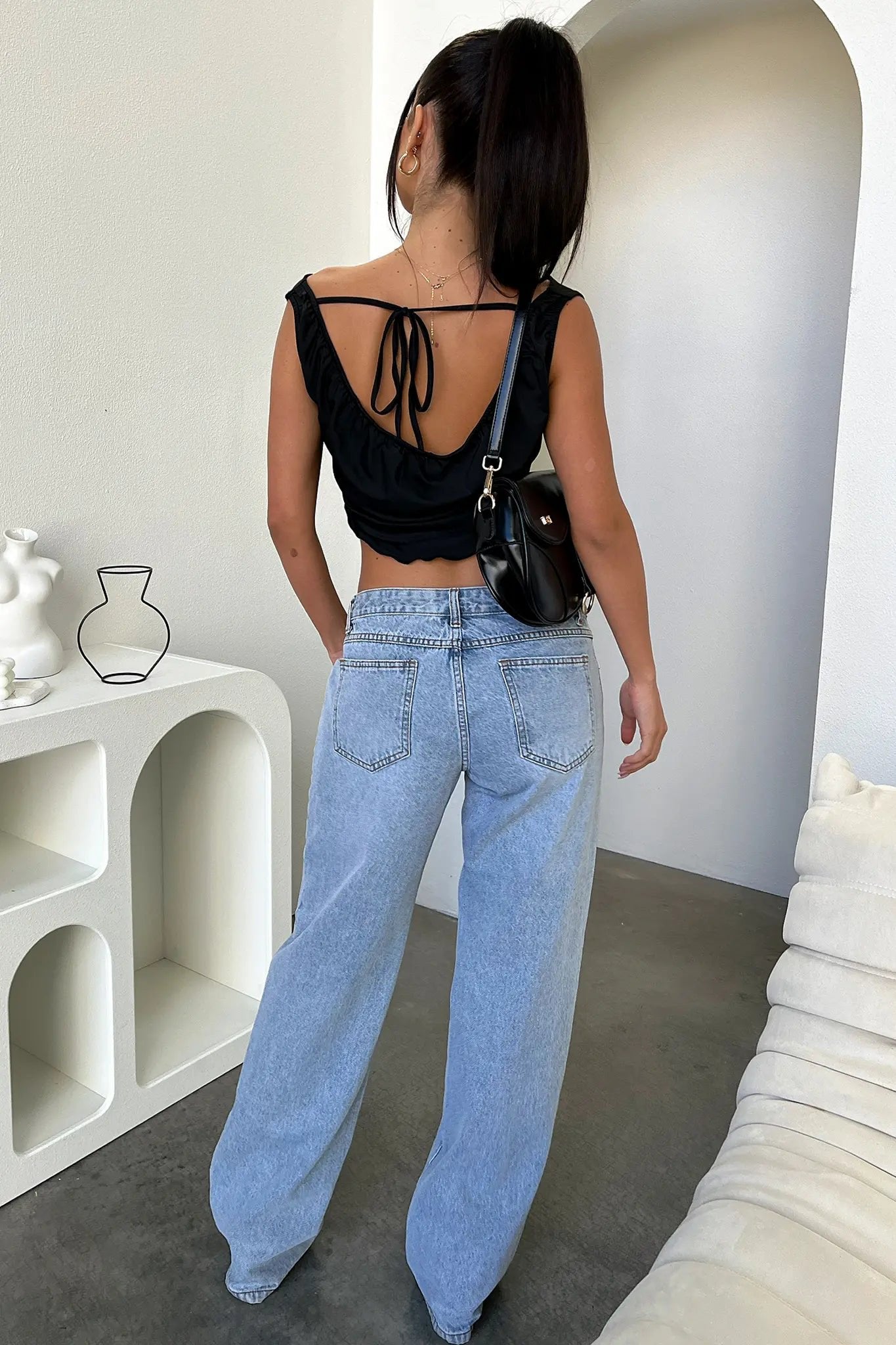 Women's Low-Rise Wide-Leg Jeans