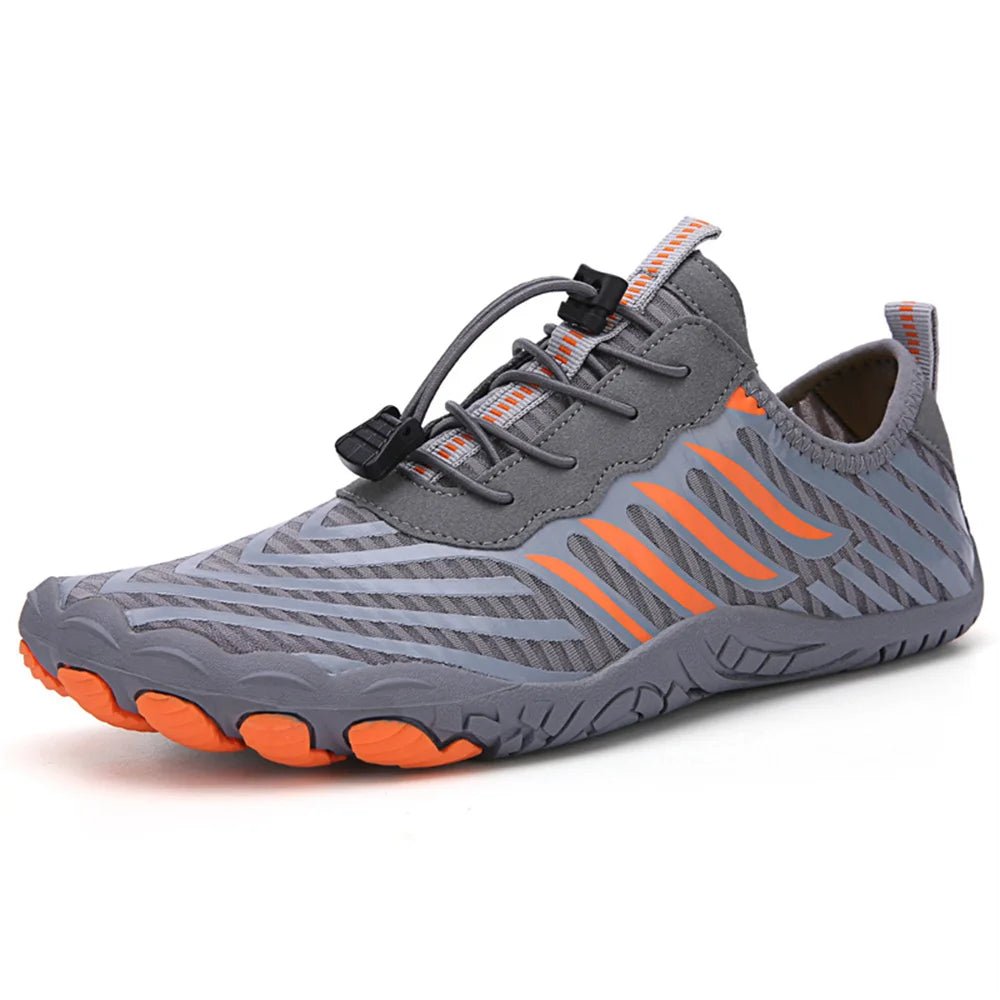 Unisex Striped Water Shoes - Grey