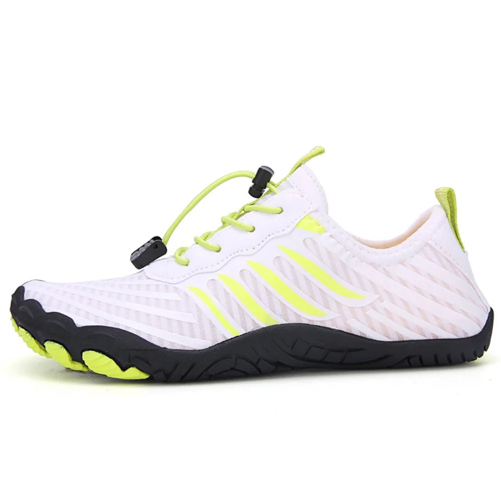 Unisex Striped Water Shoes - White