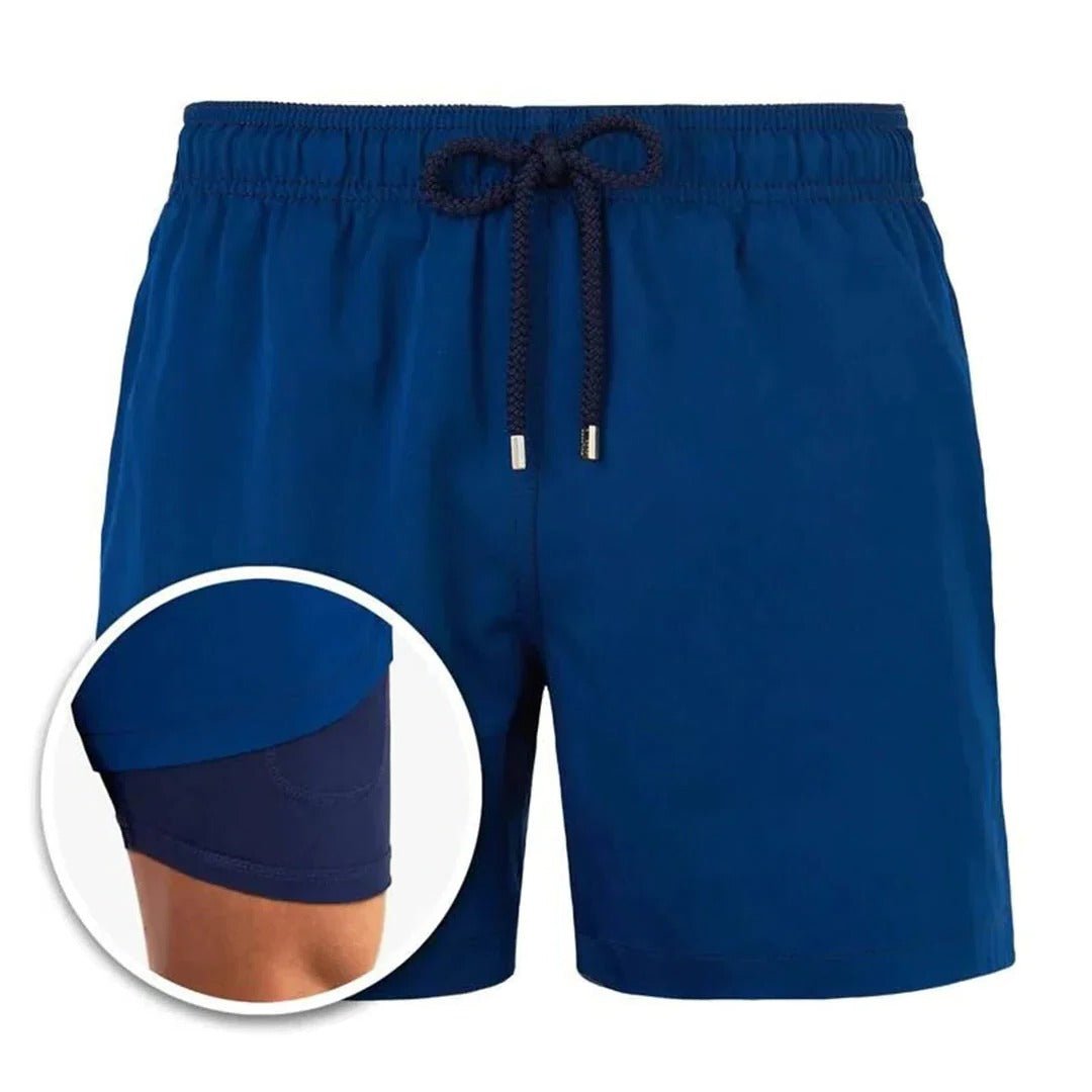 Men's Quick-Dry Swim Shorts - Blue