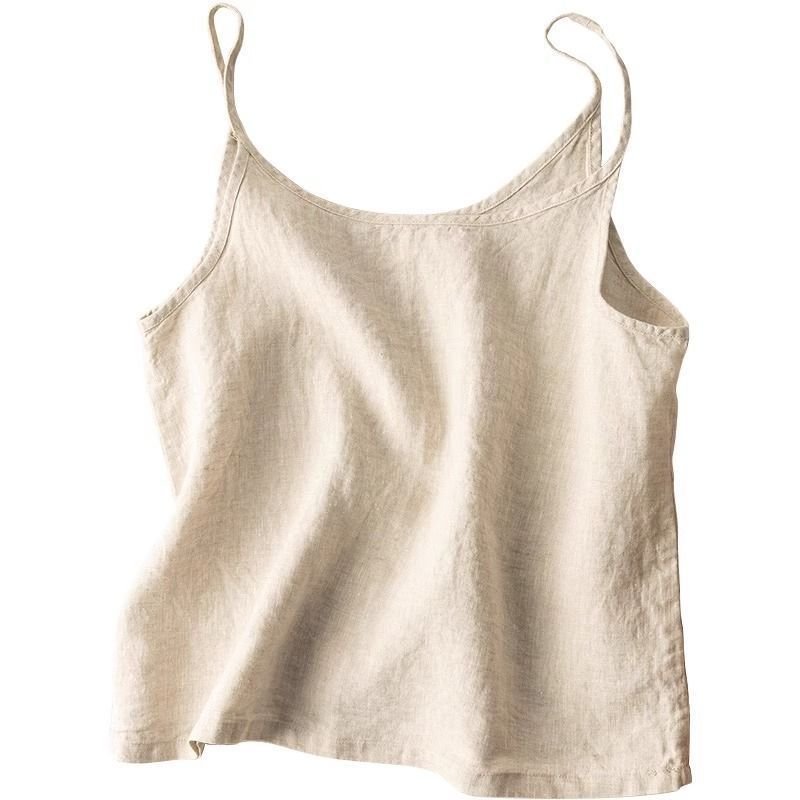 Women's Relaxed Linen Cami Top