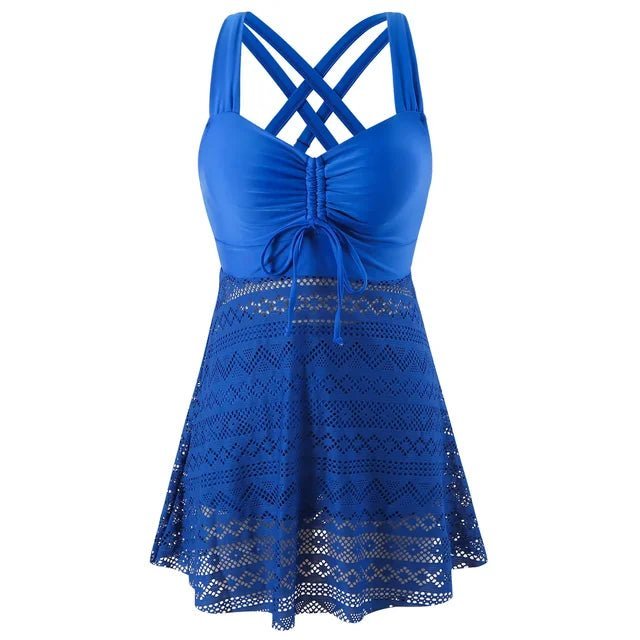 Women's Beach Swim Dress - Blue