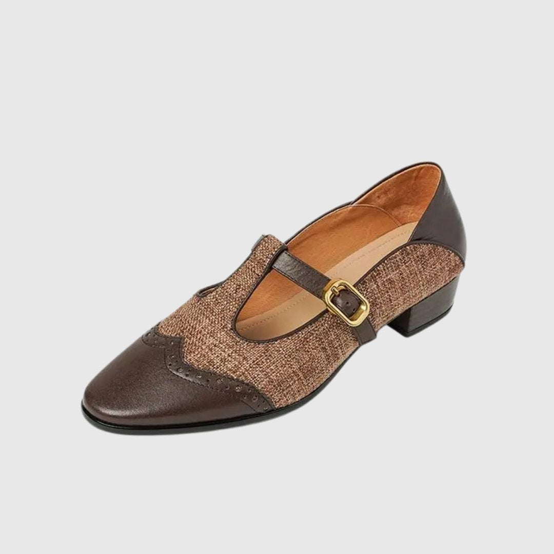 Women's Leather Mary Jane Shoes