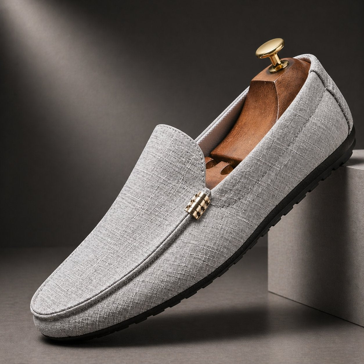 Men's Driving Loafers - Grey