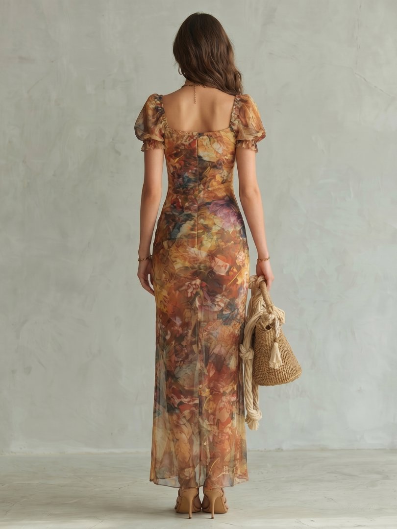 Women's Floral Maxi Dress